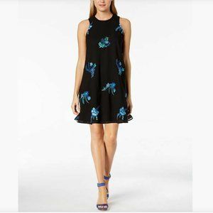 Calvin Klein Floral Trapeze Dress